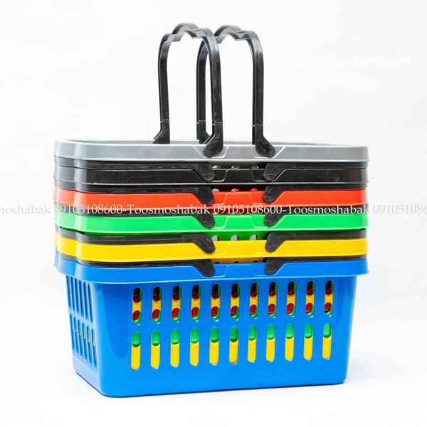 سبد خرید دستی فروشگاهی پلاستیکی