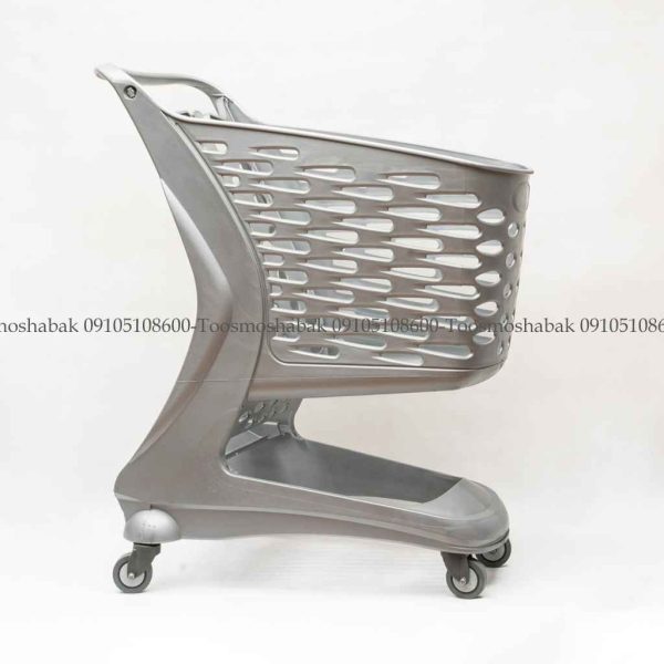 چرخ فروشگاهی پلاستیکی 90L